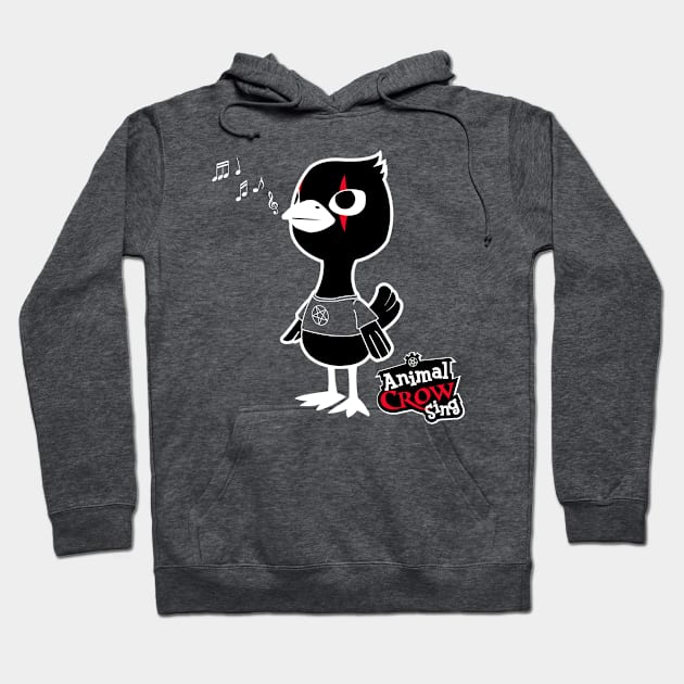 Animal CrowSing Hoodie by NathanielF